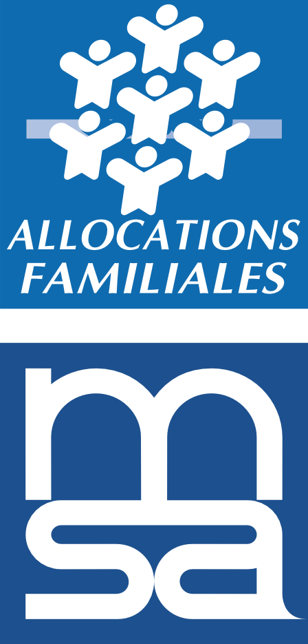 logo de Caisse nationale des allocations familiales (Cnaf) & sécurité sociale agricole (MSA)