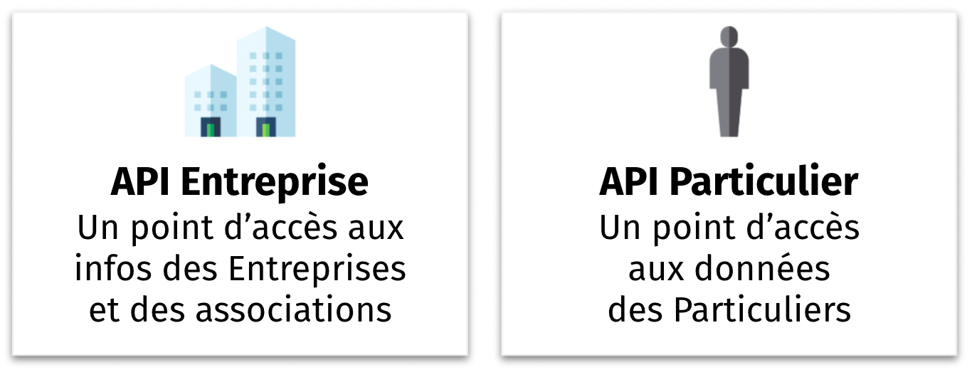 deux bouquets d'API